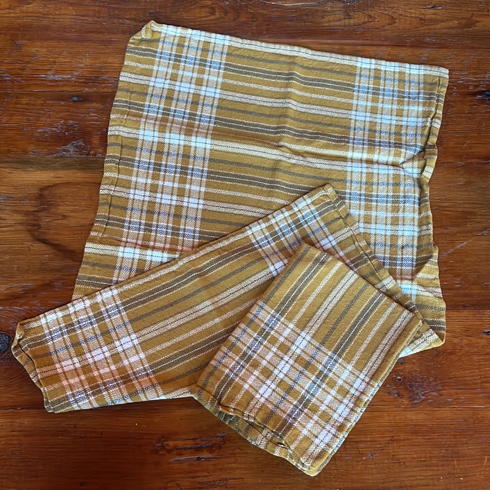 🌿Set of 2 April Cornell Plaid Kitchen Towels